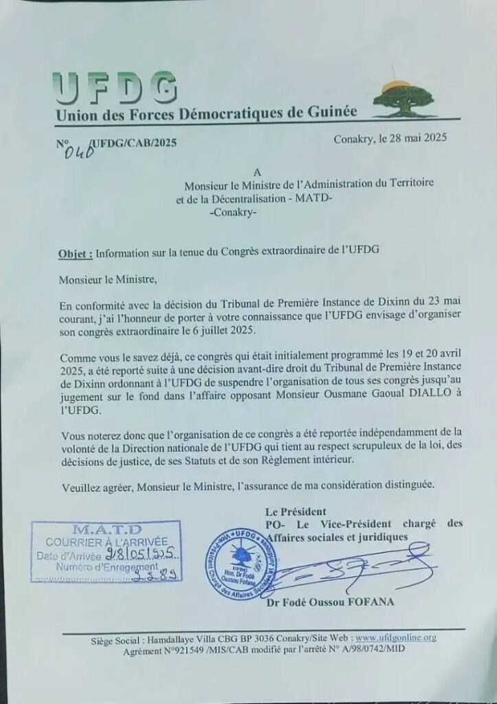 501130181_1254116049716381_5606759433375240431_n-723x1024 Guinée : L'UFDG a fixé l'organisation de son congrès le 6 juillet prochain.