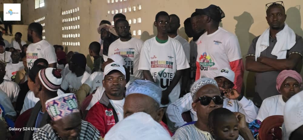 aa7c951e-b1e3-42c1-ad32-f7e5dcb1c9a6 Labé (Guinée ) /Campagne référendaire à Labé : Hafia, la ferveur populaire malgré la pluie.