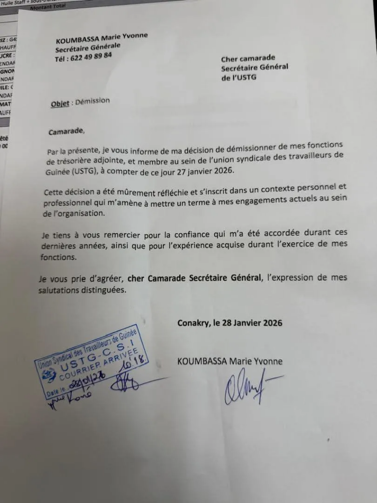 image-117-768x1024 Conakry (Guinée) /USTG : Marie Yvonne Koumbassa démissionne.
