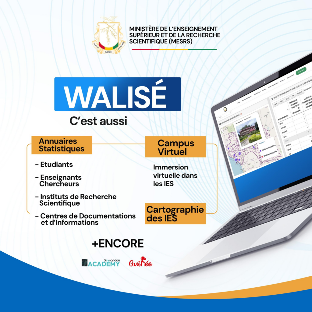 image-169-1024x1024 Conakry (Guinée) /Lancement Officiel de la Plateforme Walisé : Une Révolution Numérique pour la Gouvernance de l'Enseignement Supérieur en Guinée.