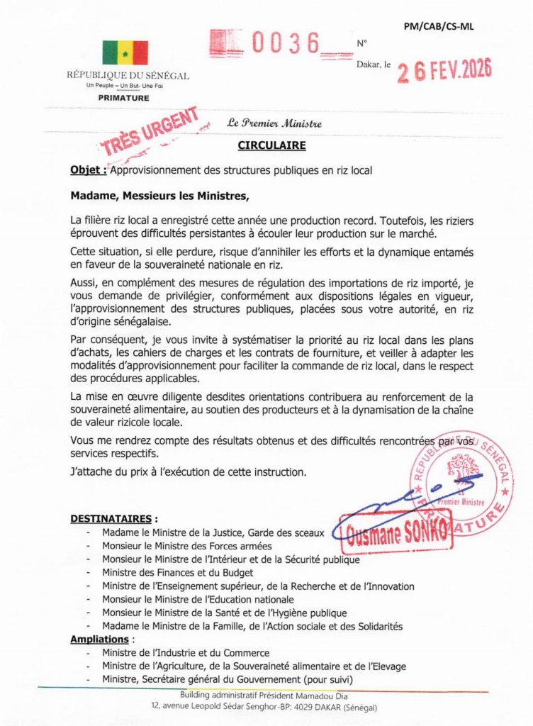image-39-752x1024 Dakar (Sénégal) / Souveraineté Alimentaire et Compétitivité : Le Sénégal Intensifie son Soutien à la Filière Rizicole Nationale.