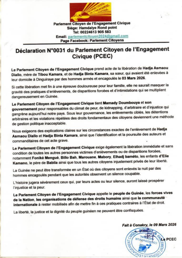 image-46-724x1024 Conakry (Guinée) : COMMUNIQUÉ N°0031DU PARLEMENT CITOYEN DE L’ENGAGEMENT CIVIQUE.